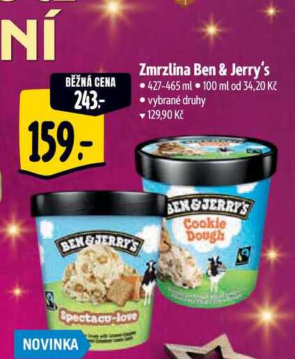   Zmrzlina Ben & Jerry's 427-465 ml  