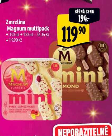 Zmrzlina Magnum multipack 330 ml