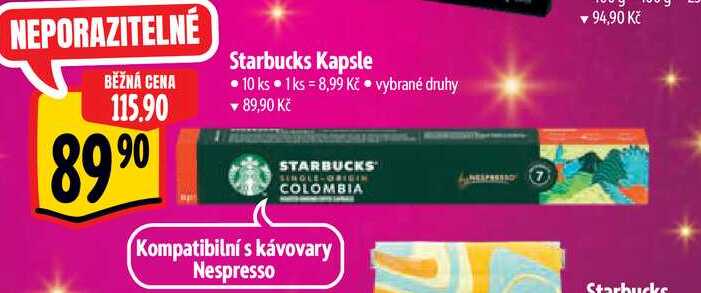   Starbucks Kapsle 10 ks 