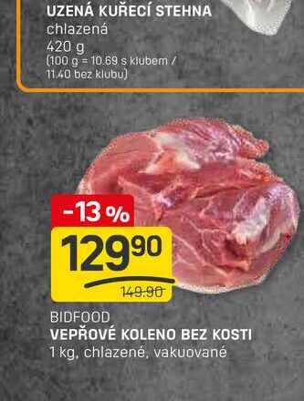 VEPŘOVÉ KOLENO BEZ KOSTI 1 kg