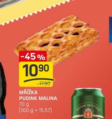 MŘÍŽKA PUDINK MALINA 70 g 