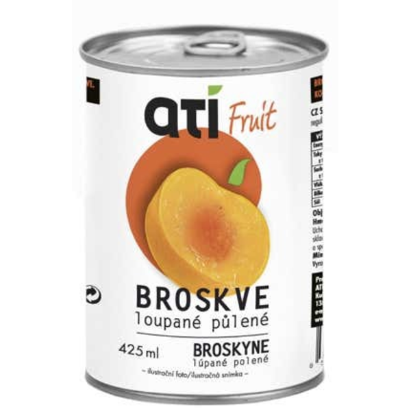 Ati Fruit Broskve loupané půlené