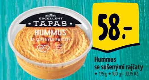 Hummus se sušenými rajčaty, 175 g 