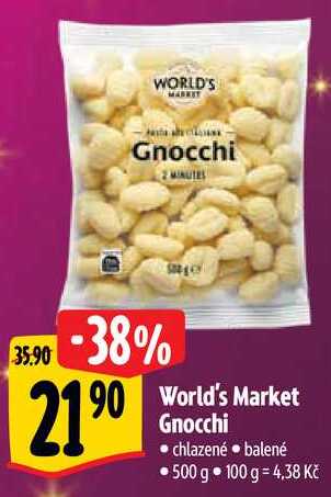 World's Market Gnocchi, 500 g 