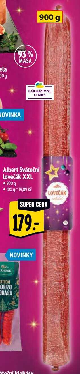 Albert Sváteční lovečák XXL, 900 g  