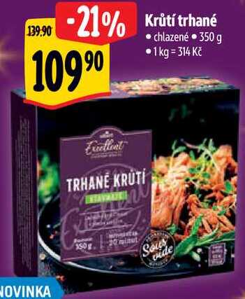 Krůtí trhané, 350 g 