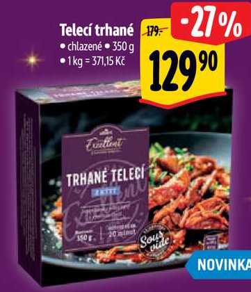 Telecí trhané, 350 g 