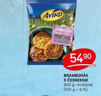 BRAMBORÁK S ČESNEKEM 600 g, mražené 