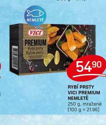 RYBÍ PRSTY VICI PREMIUM NEMLETÉ 250 g, mražené 