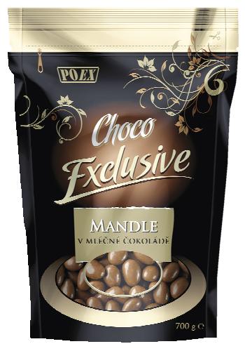 Mandle v mléčné čokoládě, 700 g