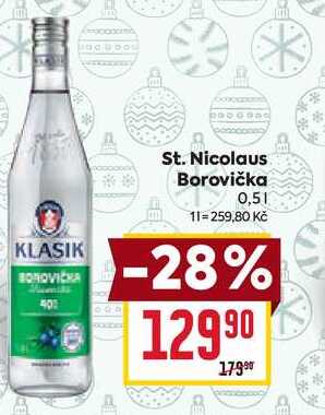 St. Nicolaus Borovička 0,5l 