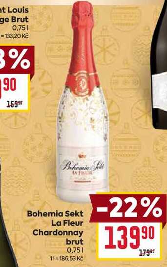 Bohemia Sekt La Fleur Chardonnay brut 0,75l