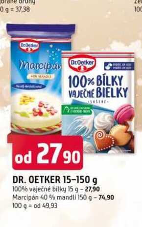 DR. OETKER 100% vaječné bilky 15 g