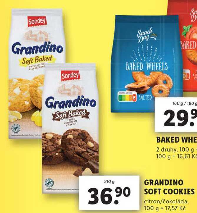GRANDINO SOFT COOKIES, 210 g