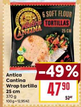 Antica Cantina Wrap tortilla 25 cm 370g