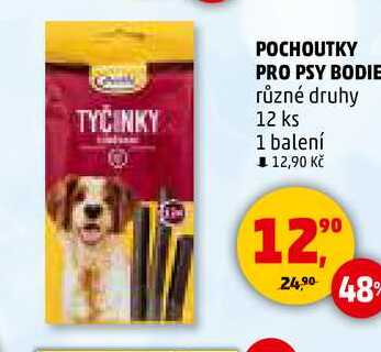 POCHOUTKY PRO PSY BODIE různé druhy, 12 ks