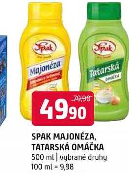 Spak Majonéza tatarská omáčka 500ml