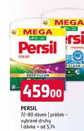 PERSIL 72-80 dávek prášek vybrané druhy 