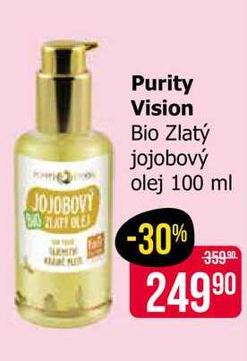 Purity Vision Bio Zlatý jojobový olej 100 ml