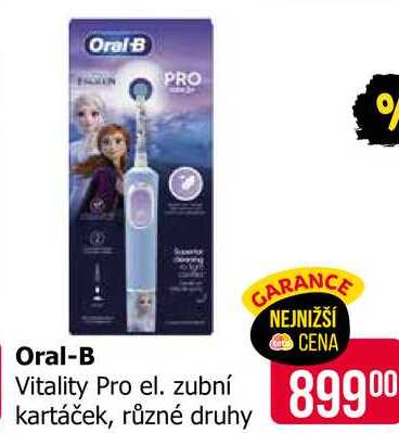 Oral-B Vitality Pro el. zubní kartáček, různé druhy