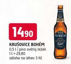 Krušovice bohém 0,5l