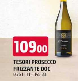 Tesori prosecco frizzante 0,75l