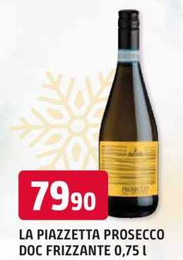 LA PIAZZETTA PROSECCO DOC FRIZZANTE 0,75l