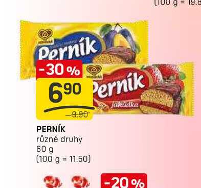 PERNÍK různé druhy 60 g 