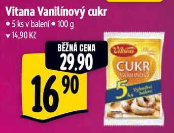 Vitana Vanilínový cukr, 100 g v akci