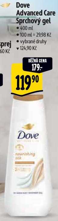 Dove Advanced Care Sprchový gel, 400 ml 