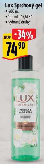 Lux Sprchový gel, 480 ml 