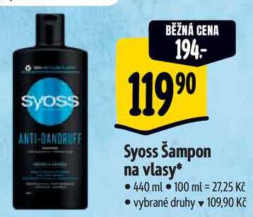 Syoss Šampon na vlasy, 440 ml 