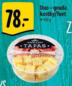 Duo-gouda kostky/fuet, 100 g 