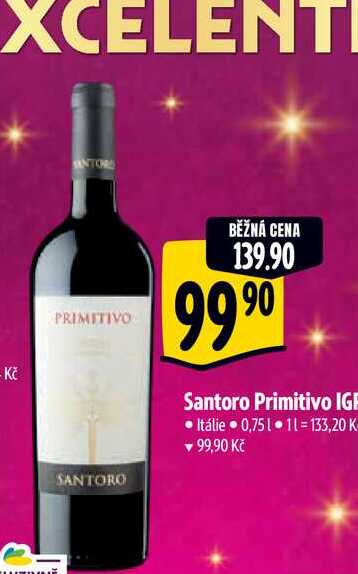   Santoro Primitivo IGE 0,75 l