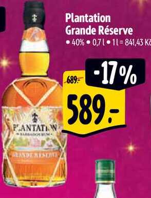   Plantation Grande Réserve 40% 0,71 