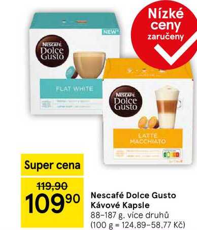 Nescafé Dolce Gusto Kávové Kapsle, 88-187 g