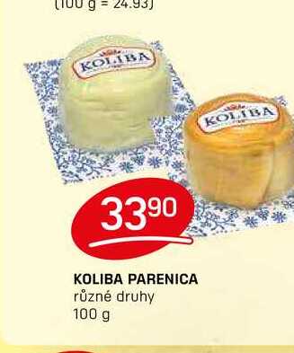 KOLIBA PARENICA různé druhy 100 g 