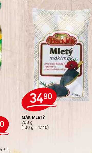 MÁK MLETÝ 200 g 