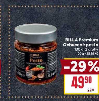 BILLA Premium Ochucené pesto 130 g