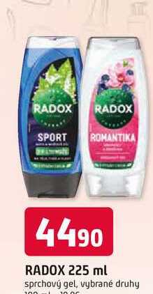 RADOX 225 ml sprchový gel