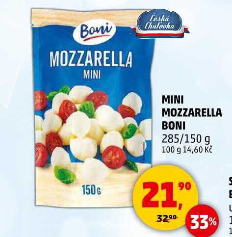 MINI MOZZARELLA BONI, 285/150 g