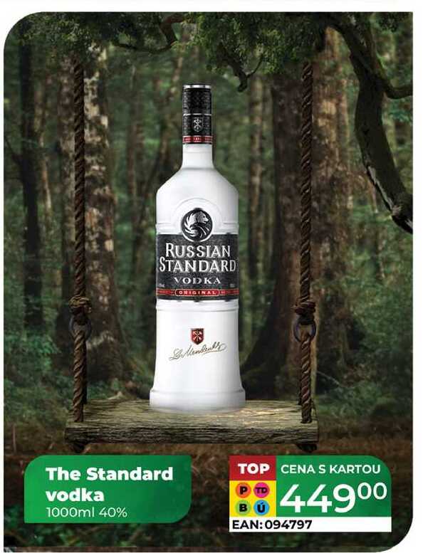 The Standard vodka 1000ml 40%   v akci