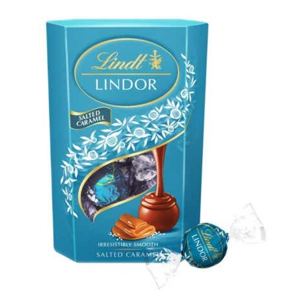 Lindt Lindor pralinky slaný karamel