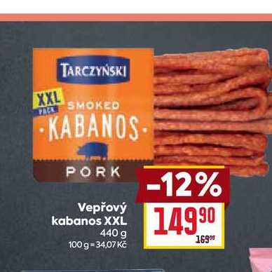 Vepřový kabanos XXL 440 g