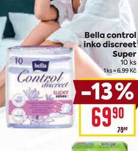 Bella control inko discreet Super 10 ks