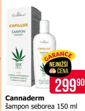 Cannaderm šampon seborea 150 ml 