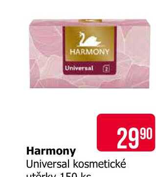 HARMONY Universal kosmetické utěrky 150 ks