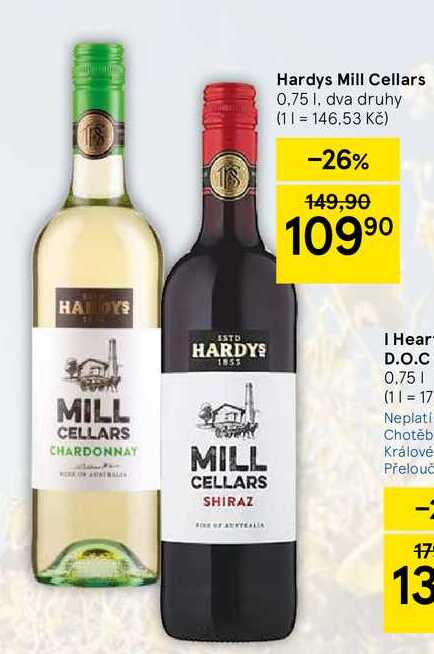 Hardys Mill Cellars, 0,75 l