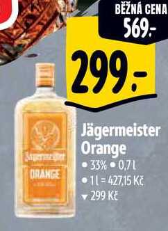 Jägermeister Orange, 0,7 l