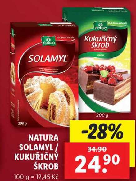 NATURA SOLAMYL/KUKUŘIČNÝ ŠKROB, 200 g